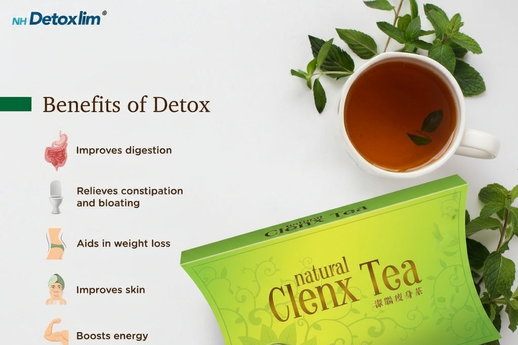 NH Detoxlim Natural Clenx Tea 3g x50 sachets Malaysia