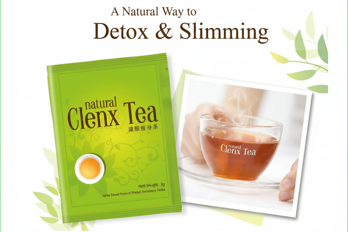 NH Detoxlim Natural Clenx Tea 3g x50 sachets Malaysia