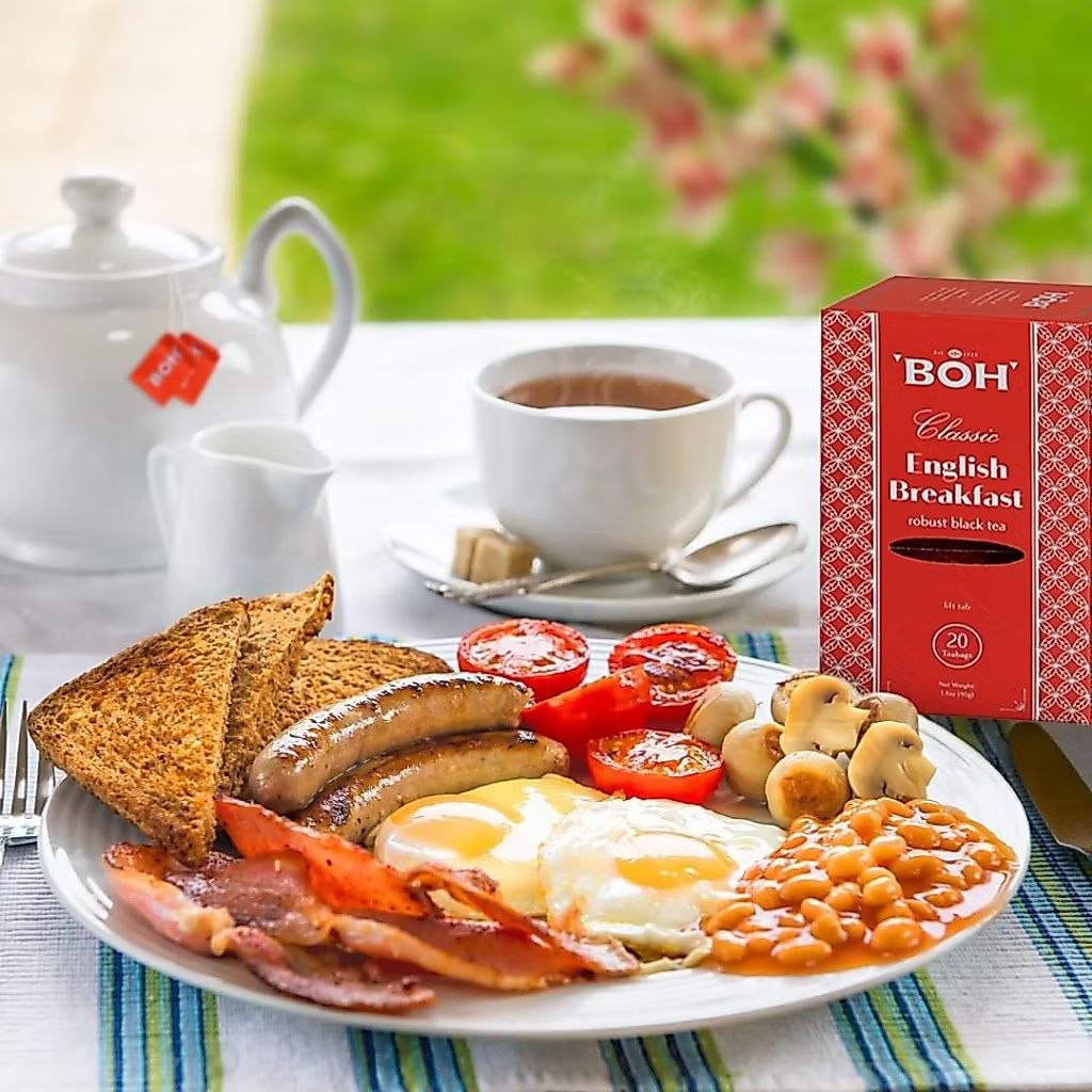 BOH Classic English Breakfast Teabag -  Black Tea 20 bags x 2g Malaysia