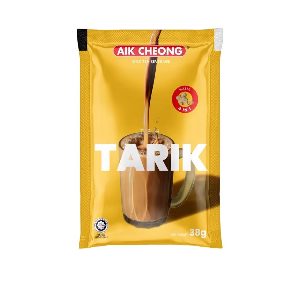 Aik Cheong Teh Tarik (Milk Tea) - Ginger 12 sachets x 38g Malaysia