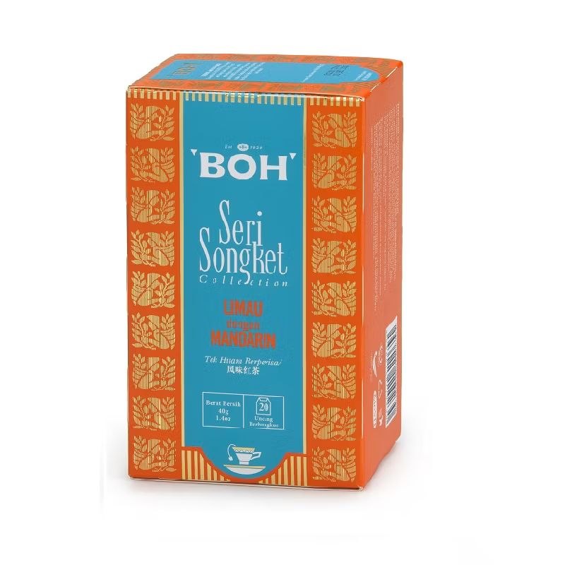 BOH Seri Songket Lemon with Mandarin Teabag 20 bags x 2g Malaysia