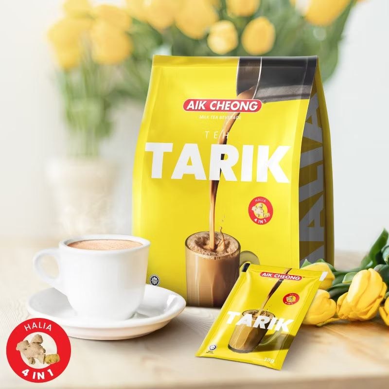 Aik Cheong Teh Tarik (Milk Tea) - Ginger 12 sachets x 38g Malaysia