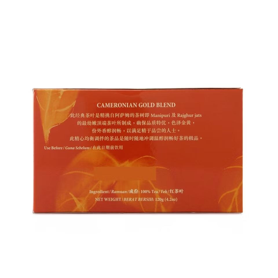 BOH Cameronian Gold Blend Teabag - Black Tea 60 bags x 2g Malaysia