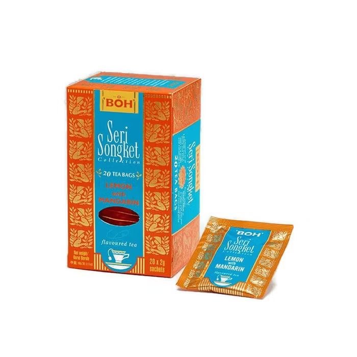 BOH Seri Songket Lemon with Mandarin Teabag 20 bags x 2g Malaysia
