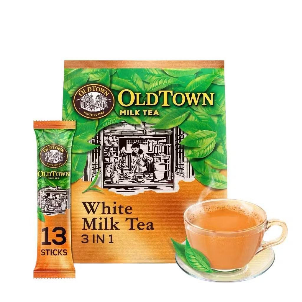 OLDTOWN Instant 3 in 1 Premix White Milk Tea 13 sachets x 31.6g Malaysia