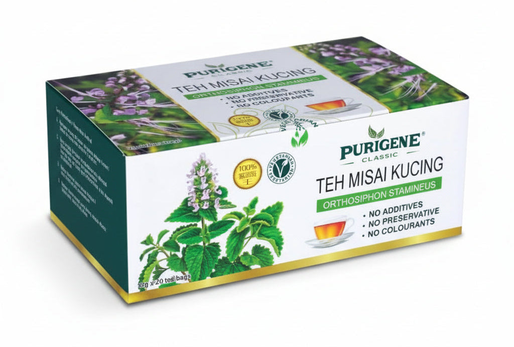 Purigene Classic Orthosiphon Stamineus / Java Tea 2g x 20 sachets Malaysia