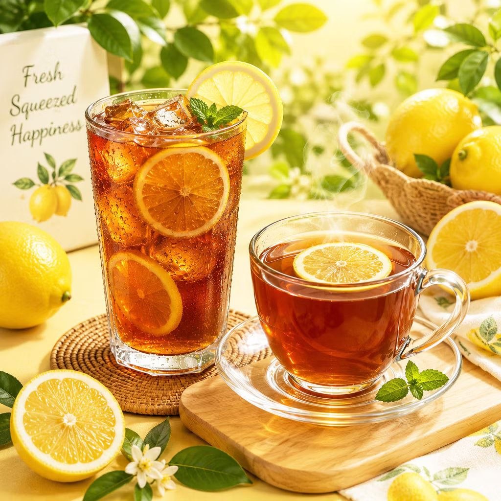 888 Instant Lemon Tea with Stevia Extract 20g x 6 sachets Malaysia