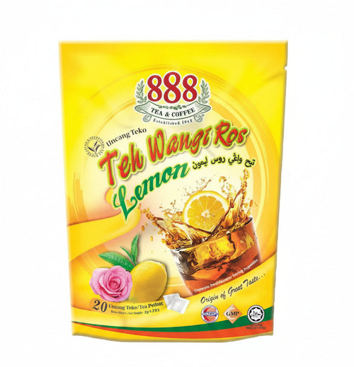 888 Rose Scented Tea with Lemon Pot Bag 2g x 20 bags Malaysia