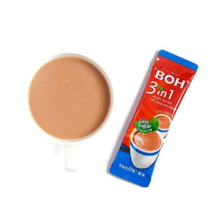 BOH 3 in 1 Instant Tea Mix - Vanilla 15 sachets x 19g Malaysia