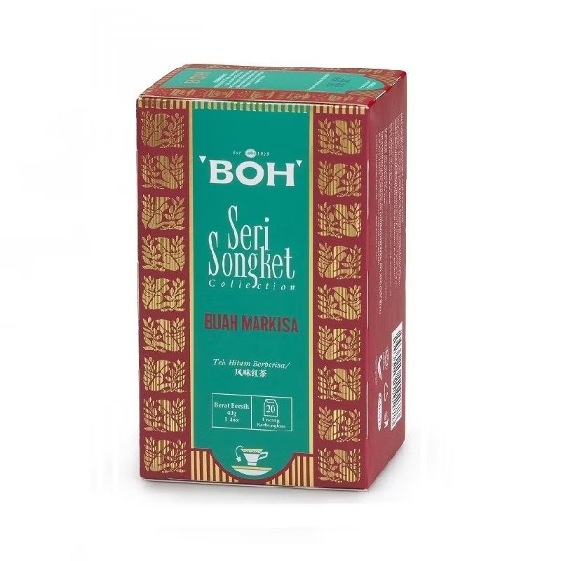 BOH Seri Songket Passion Fruit Teabag 20 bags x 2g Malaysia