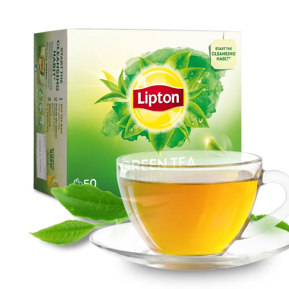 Lipton Green Tea 50 bags x 1.5g Malaysia