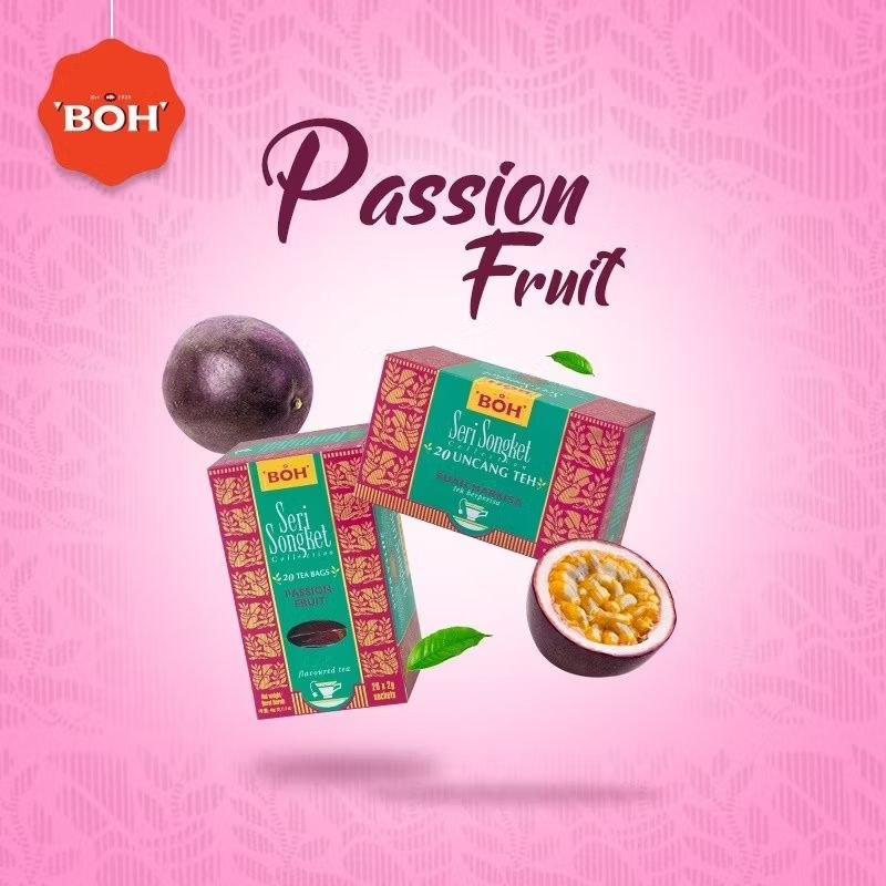 BOH Seri Songket Passion Fruit Teabag 20 bags x 2g Malaysia
