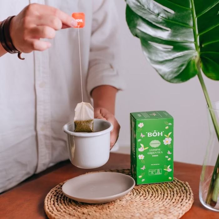 BOH Jasmine Green Tea - Flavored Tea 25 bags x 2g Malaysia