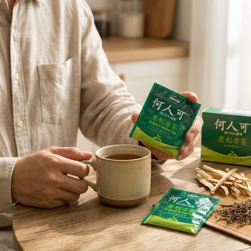 Hovid Ho Yan Hor - Original Herbal Tea 6g x 10 sachets Malaysia
