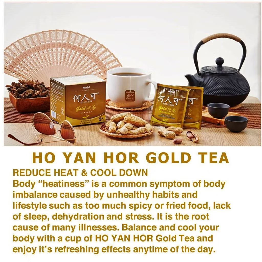 Hovid Ho Yan Hor - Gold Herbal Tea 5g x 10 sachets Malaysia