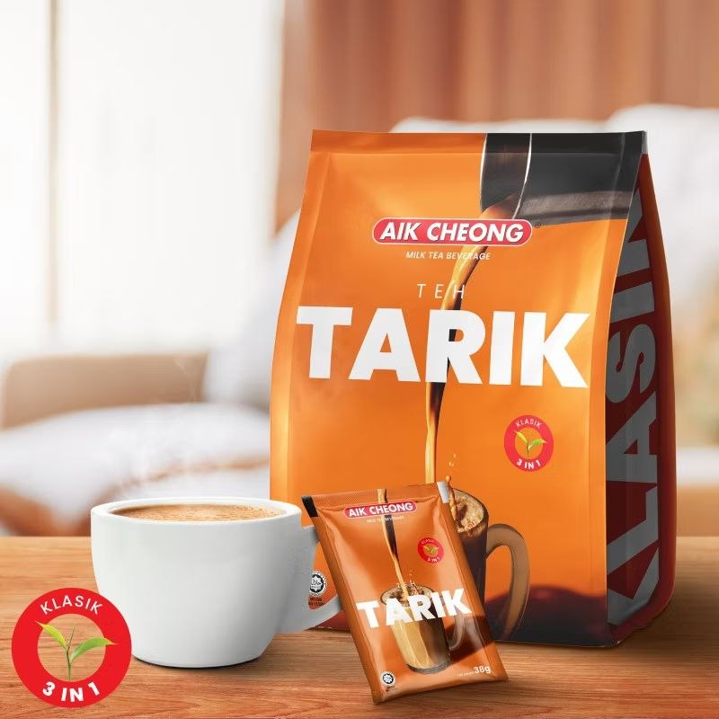 Aik Cheong Teh Tarik (Milk Tea) - Classic 12 sachets x 38g Malaysia