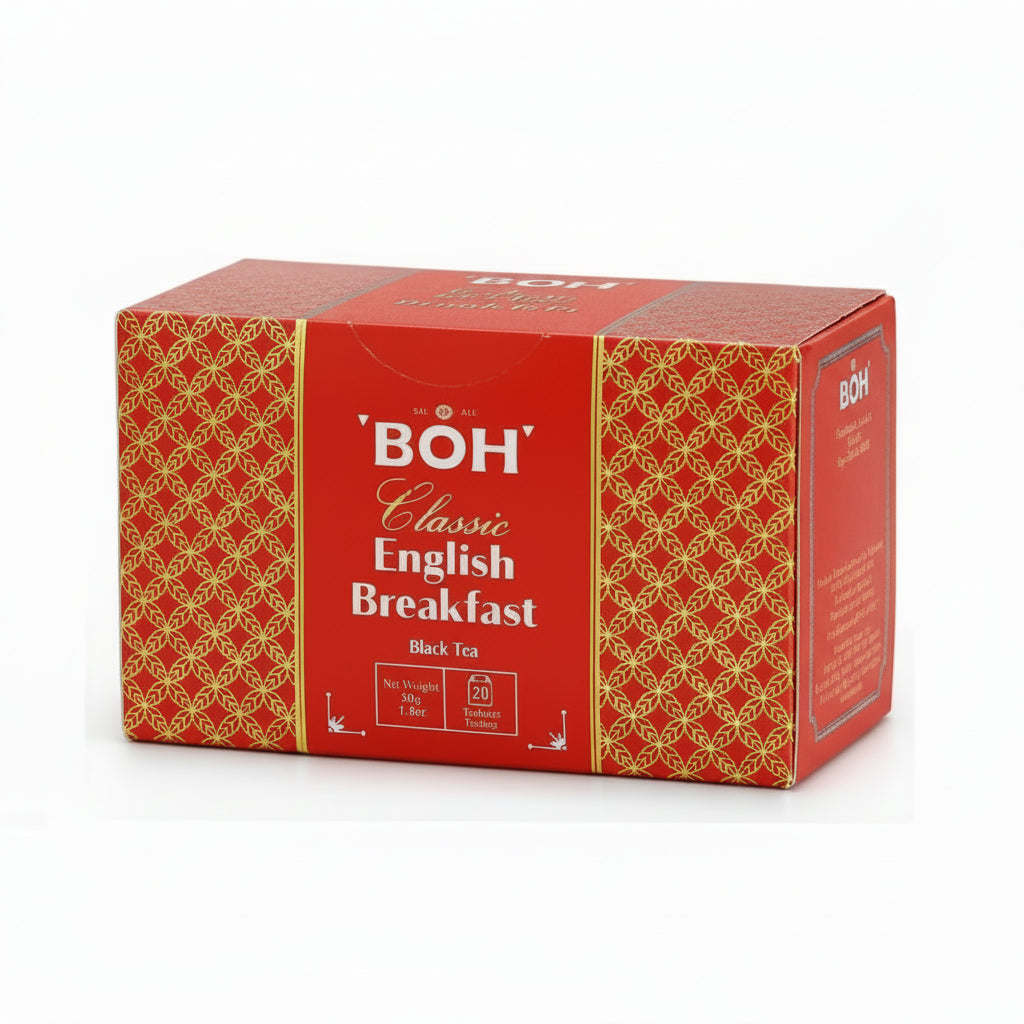 BOH Classic English Breakfast Teabag -  Black Tea 20 bags x 2g Malaysia