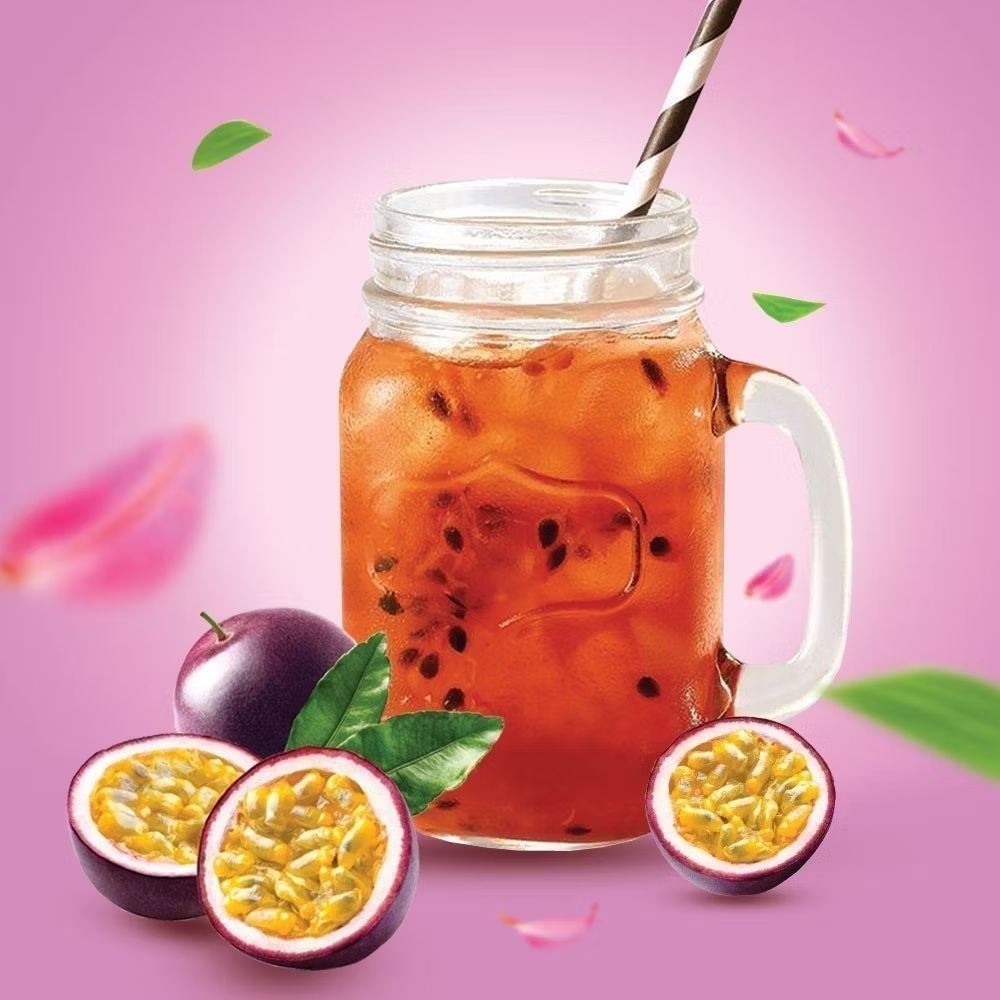 888 Rose Scented Tea with  Passion Fruit Pot Bag 2g x 20 bags Malaysia