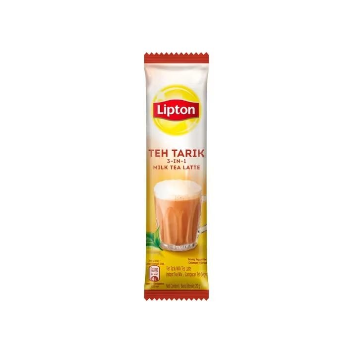 Lipton Teh Tarik 3 in 1 Milk Tea Latte 12 sachets x 20g Malaysia