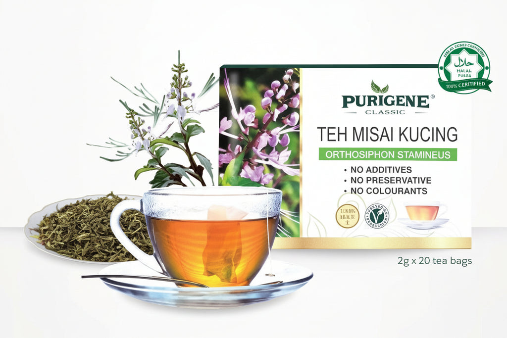 Purigene Classic Orthosiphon Stamineus / Java Tea 2g x 20 sachets Malaysia