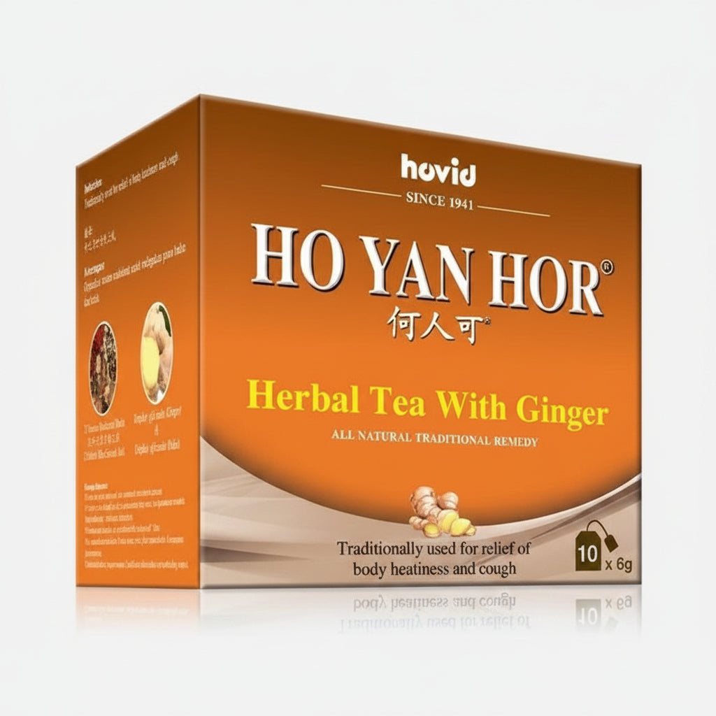 Hovid Ho Yan Hor - Herbal Tea with Ginger 6g x 10 sachets Malaysia