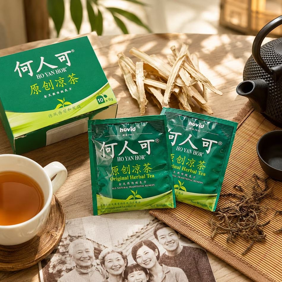 Hovid Ho Yan Hor - Original Herbal Tea 6g x 10 sachets Malaysia