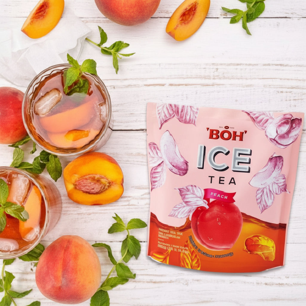 BOH Ice Tea Peach 20 sachets x 14.5g Malaysia