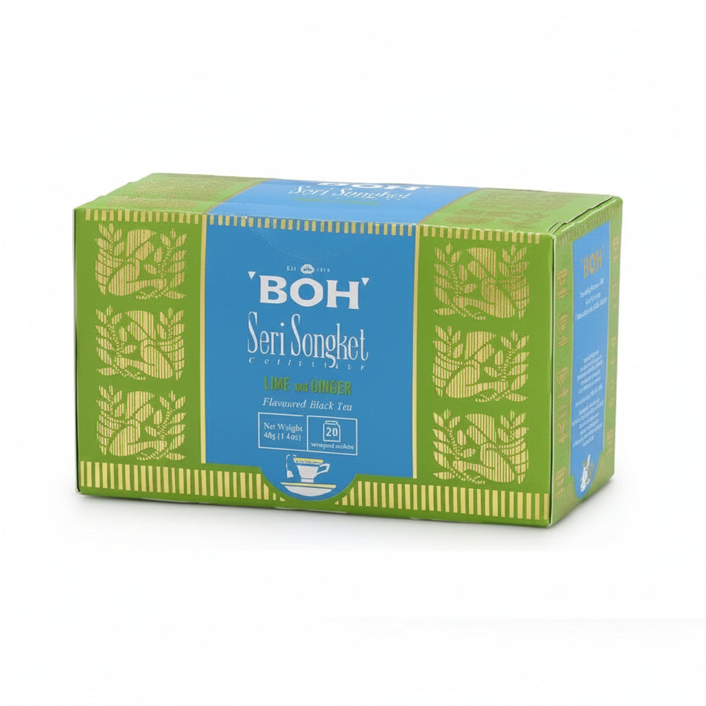 BOH Seri Songket Lime and Ginger Teabag 20 bags x 2g Malaysia