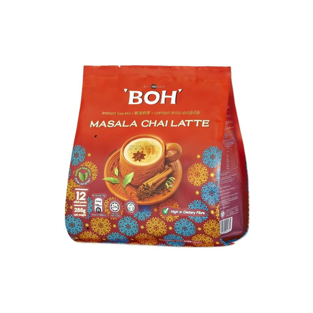 BOH Masala Chai Latte 12 sachets x 24g Malaysia