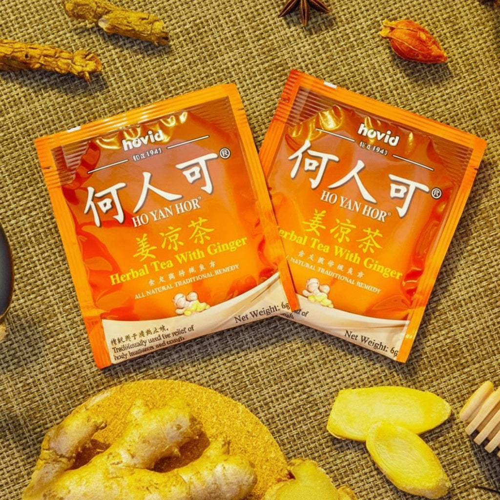 Hovid Ho Yan Hor - Herbal Tea with Ginger 6g x 10 sachets Malaysia