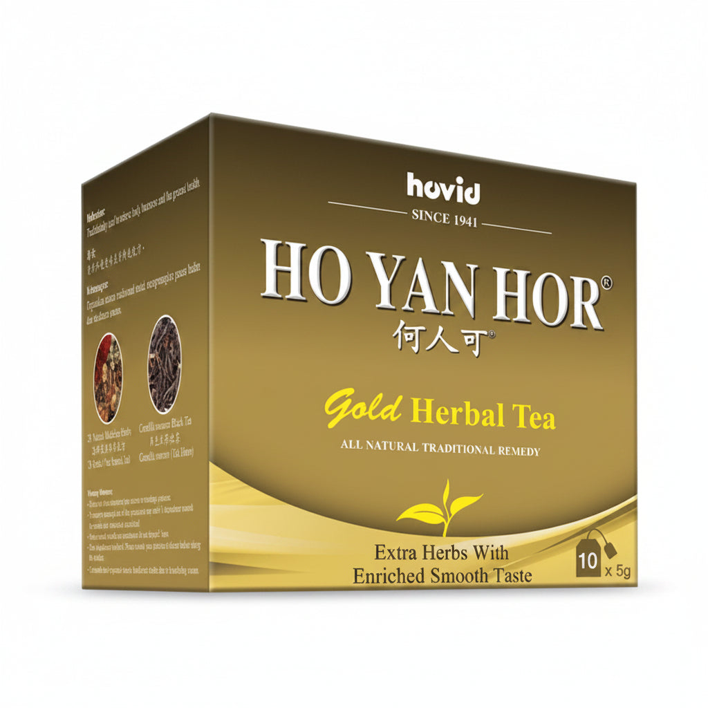 Hovid Ho Yan Hor - Gold Herbal Tea 5g x 10 sachets Malaysia