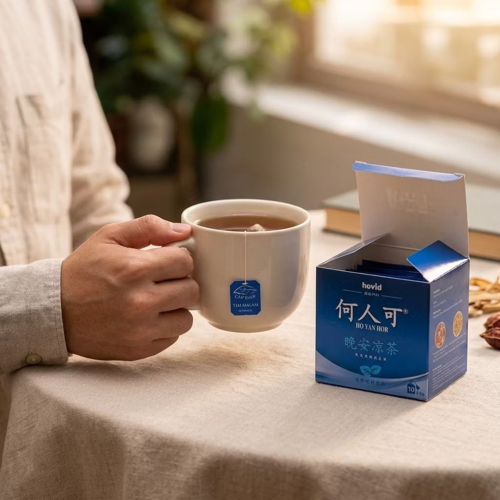 Hovid Ho Yan Hor - Night Tea 5g x 10 sachets Malaysia
