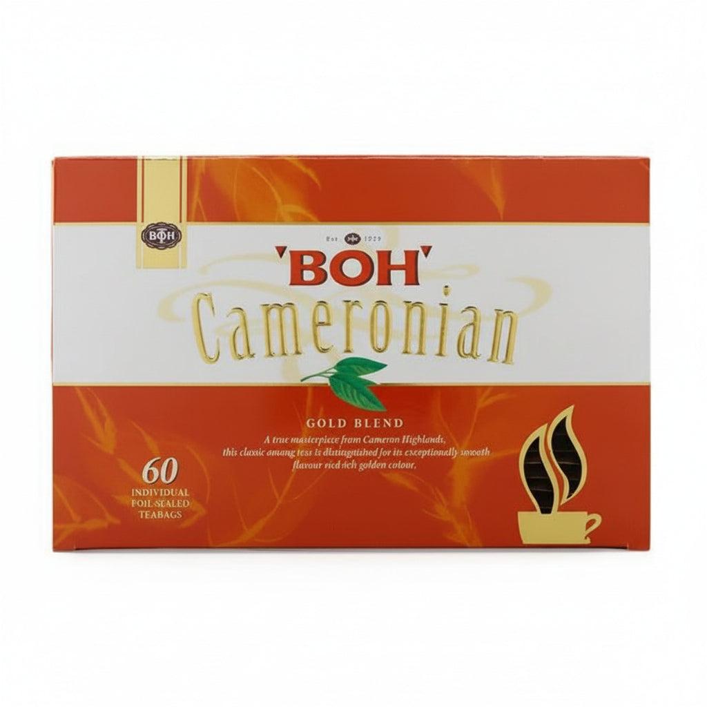 BOH Cameronian Gold Blend Teabag - Black Tea 60 bags x 2g Malaysia