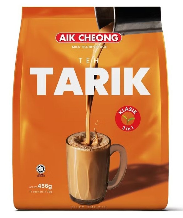 Aik Cheong Teh Tarik (Milk Tea) - Classic 12 sachets x 38g Malaysia