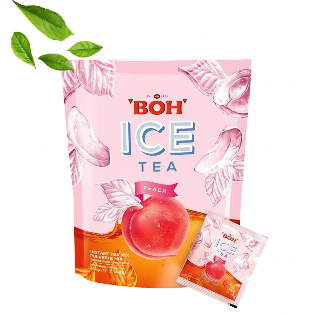 BOH Ice Tea Peach 20 sachets x 14.5g Malaysia