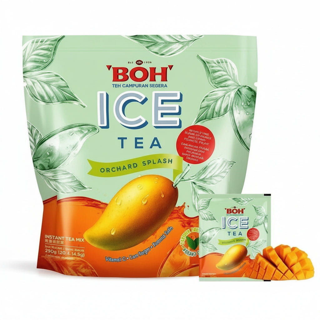 BOH Ice Tea Orchard Splash 20 sachets x 14.5g Malaysia