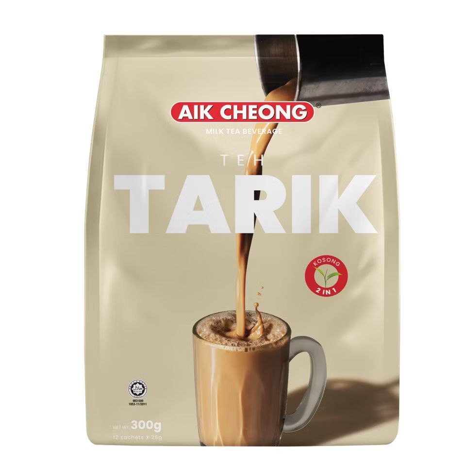 Aik Cheong Teh Tarik (Milk Tea) - Sugar Free 12 sachets x 25g Malaysia
