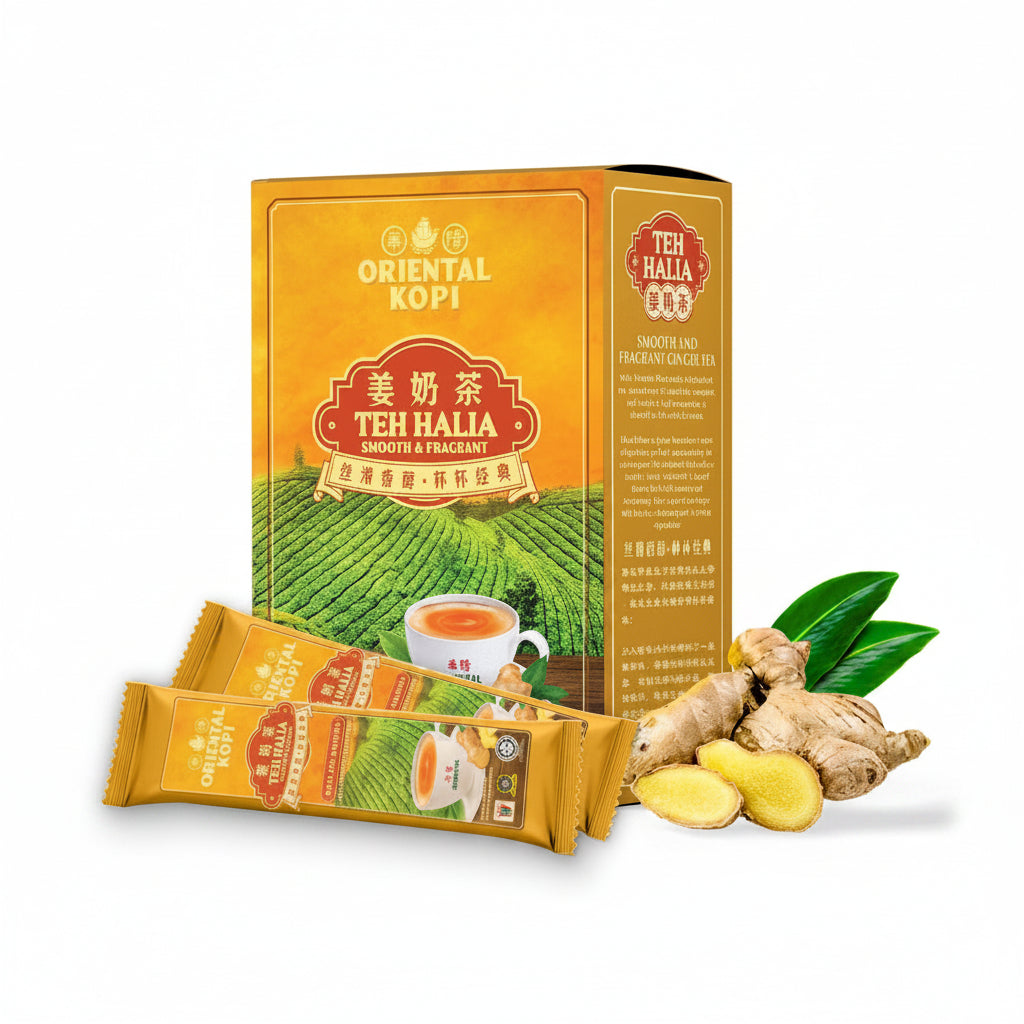 Oriental Smooth & Fragrance Ginger Milk Tea 38g 10 sachets Malaysia
