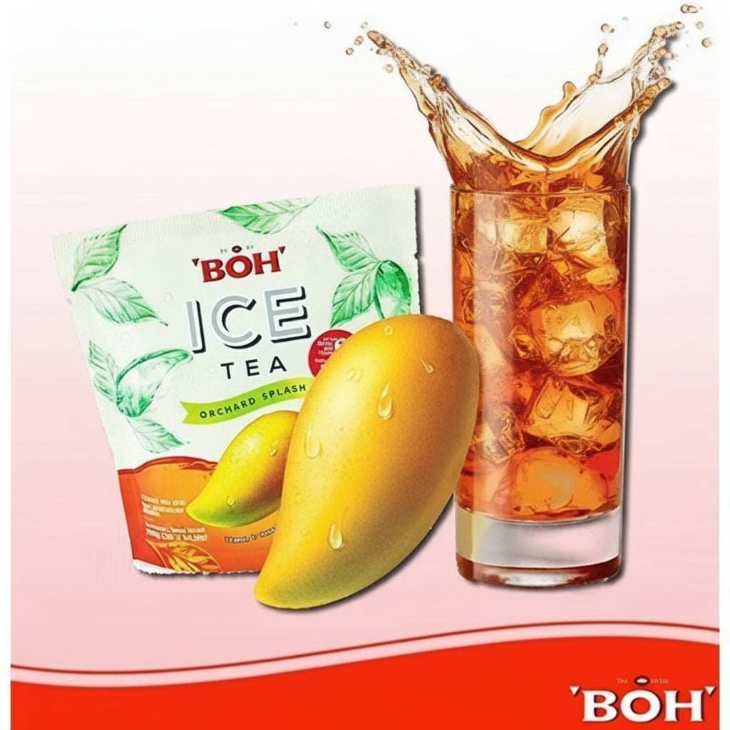 BOH Ice Tea Orchard Splash 20 sachets x 14.5g Malaysia