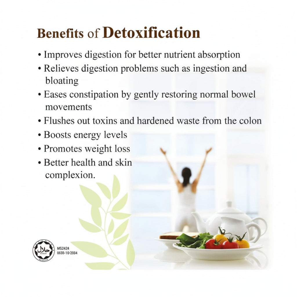 NH Detoxlim Natural Clenx Tea 3g x50 sachets Malaysia