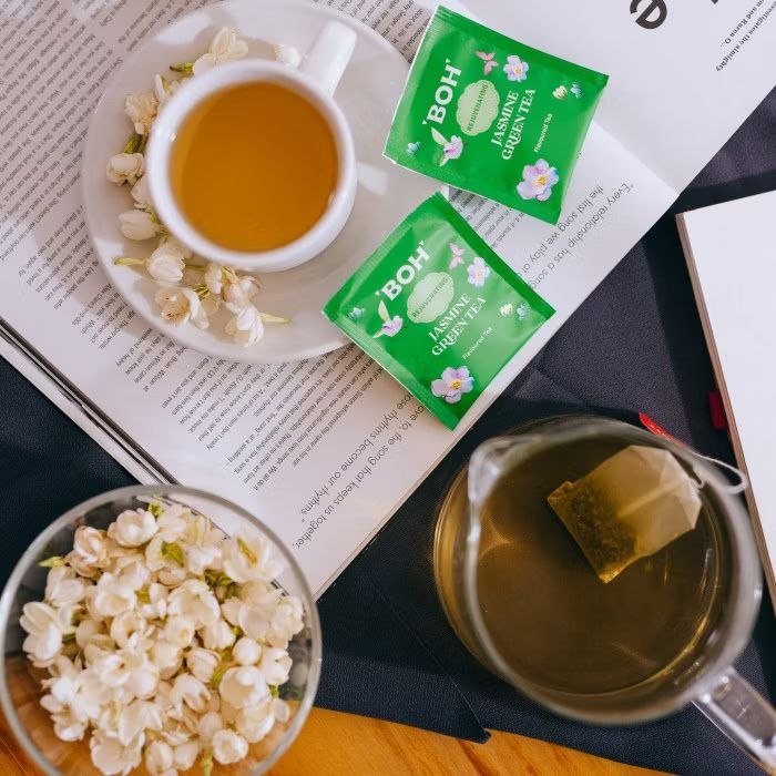 BOH Jasmine Green Tea - Flavored Tea 25 bags x 2g Malaysia