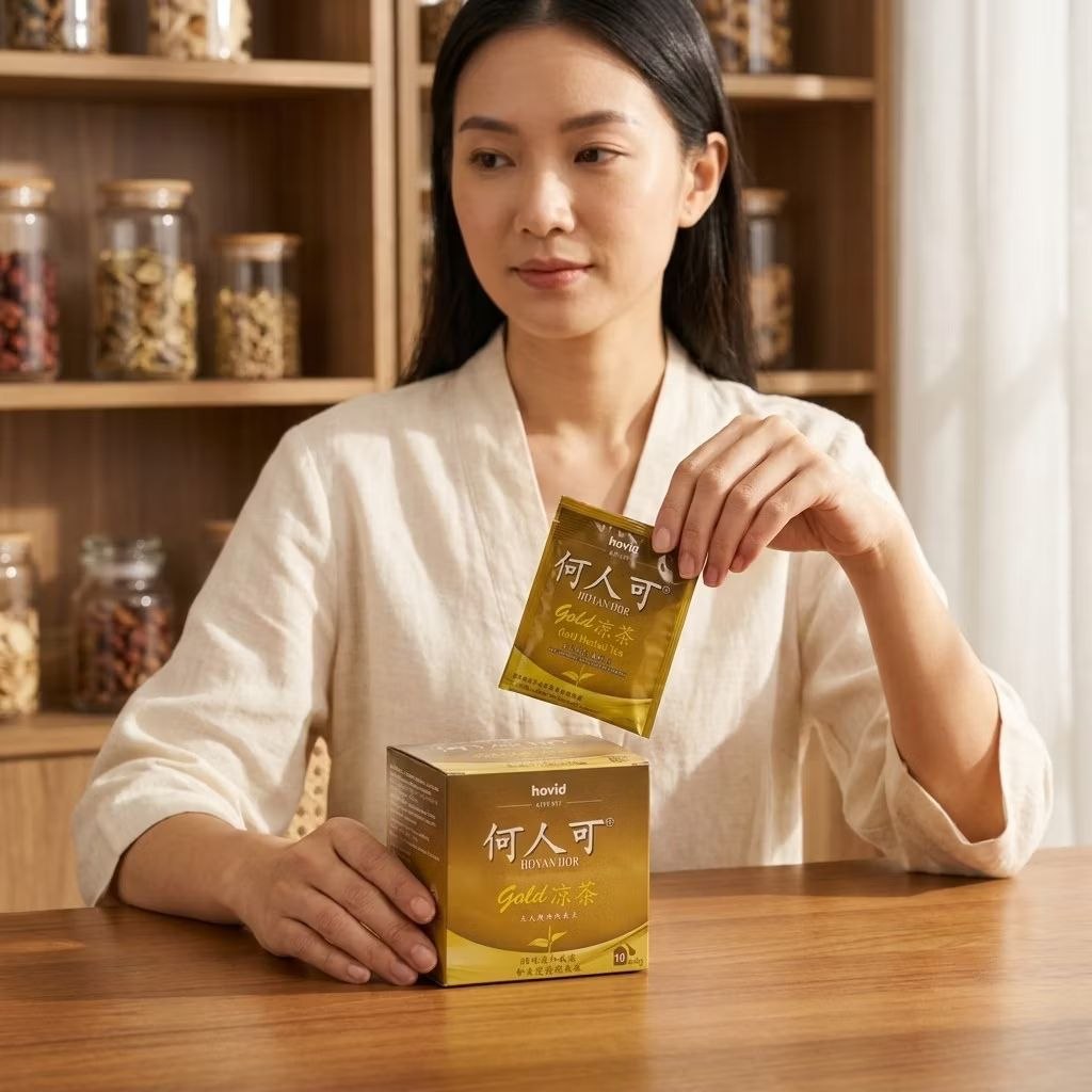 Hovid Ho Yan Hor - Gold Herbal Tea 5g x 10 sachets Malaysia
