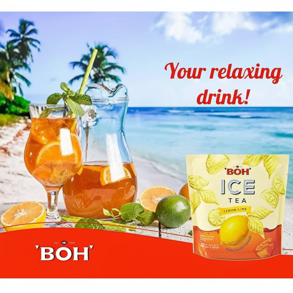 BOH Ice Tea Lemon - Lime 20 sachets x 14.5g Malaysia