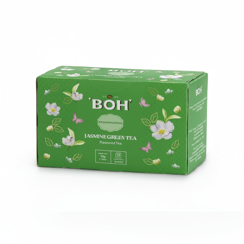 BOH Jasmine Green Tea - Flavored Tea 25 bags x 2g Malaysia