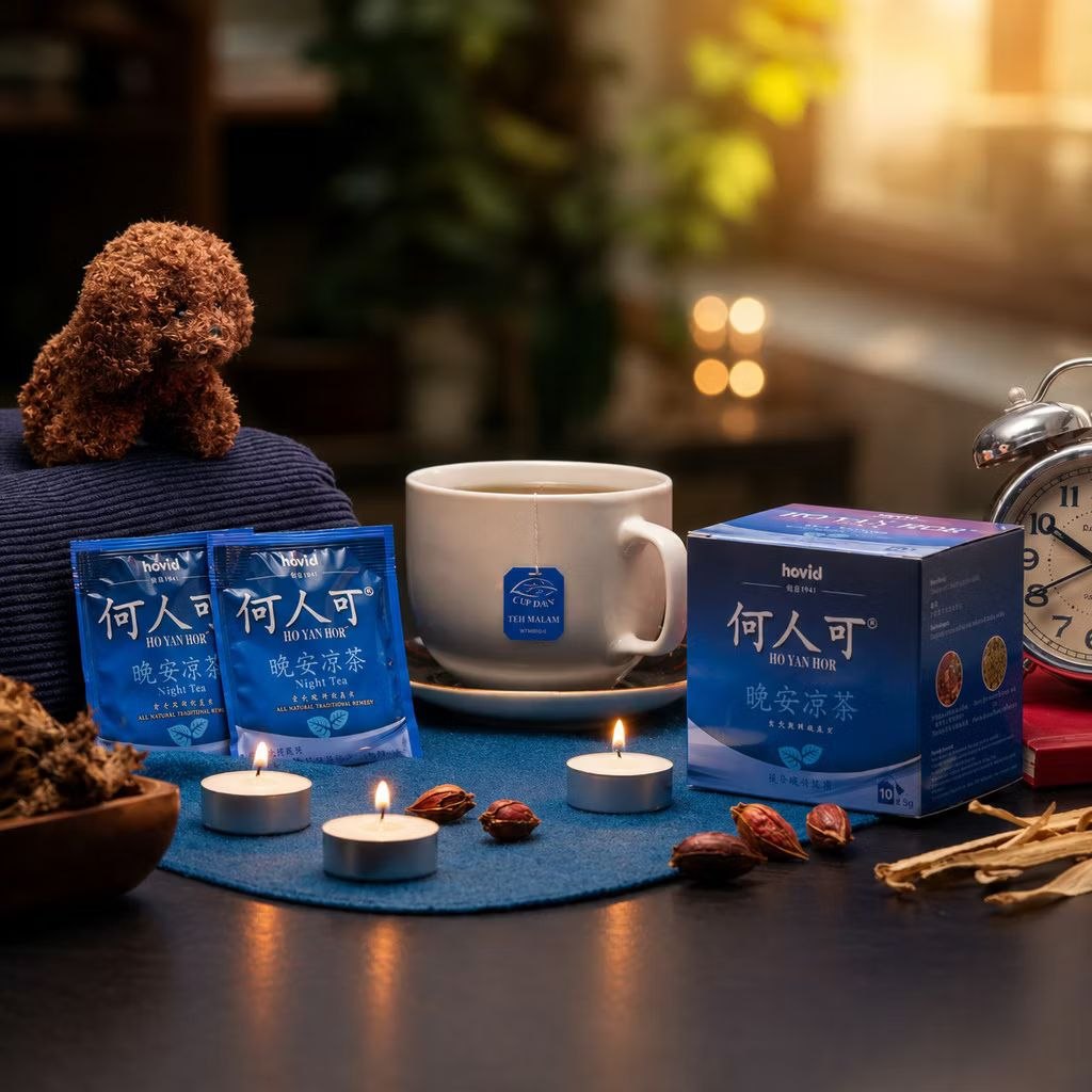 Hovid Ho Yan Hor - Night Tea 5g x 10 sachets Malaysia