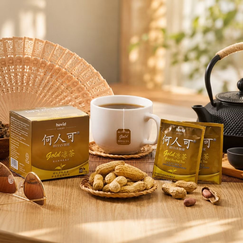 Hovid Ho Yan Hor - Gold Herbal Tea 5g x 10 sachets Malaysia