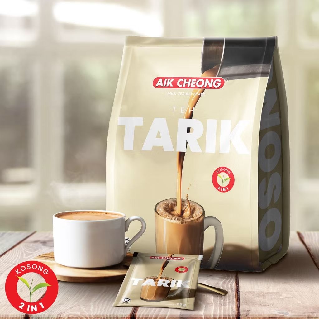 Aik Cheong Teh Tarik (Milk Tea) - Sugar Free 12 sachets x 25g Malaysia