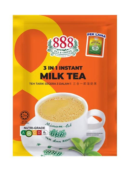 888 3 in 1 Instant Milk Tea 17g x 16 sachets Malaysia