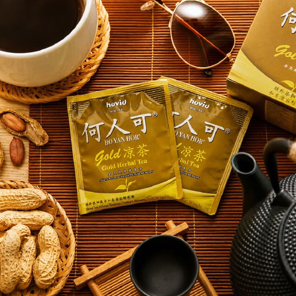 Hovid Ho Yan Hor - Gold Herbal Tea 5g x 10 sachets Malaysia